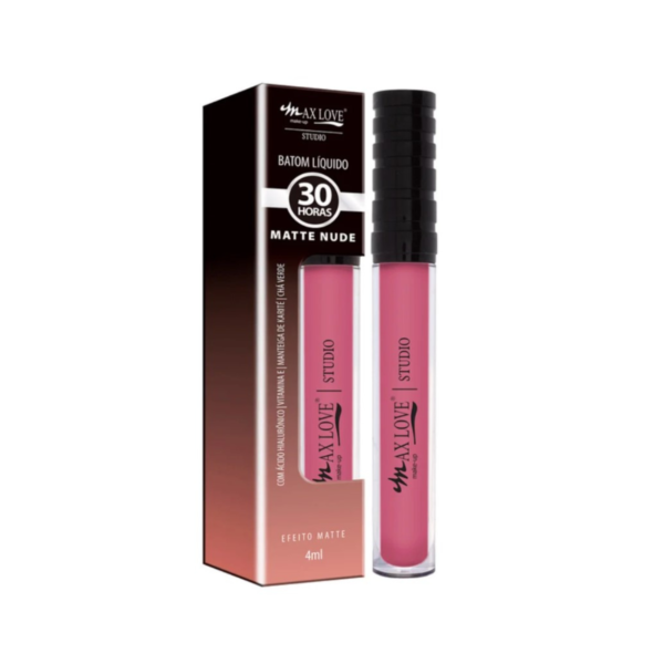 Batom Líquido Matte 30 Horas Nude Max Love