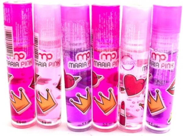 Brilho Labial Infantil Rockstar Maria Pink - Image 4