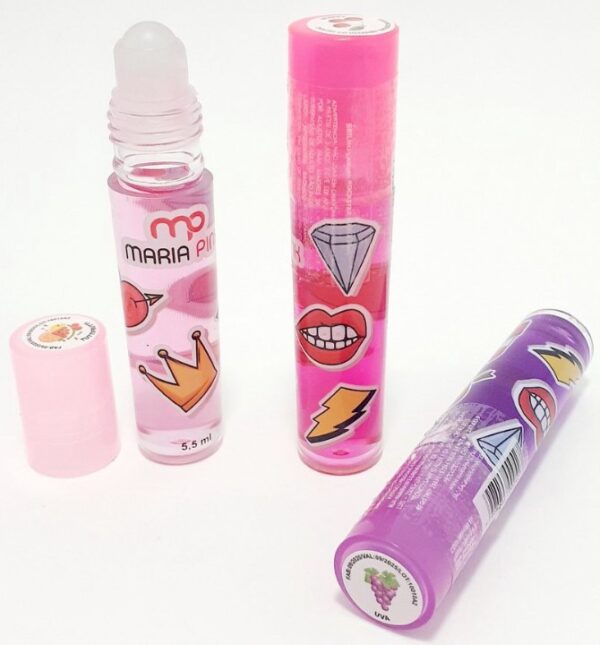 Brilho Labial Infantil Rockstar Maria Pink - Image 3