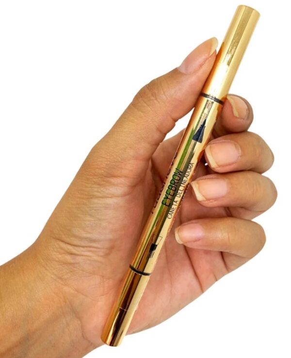 Caneta Delineadora Para Sobrancelhas Eyebrow 2 Em 1 Ln02189 Lua e Neve - Image 3
