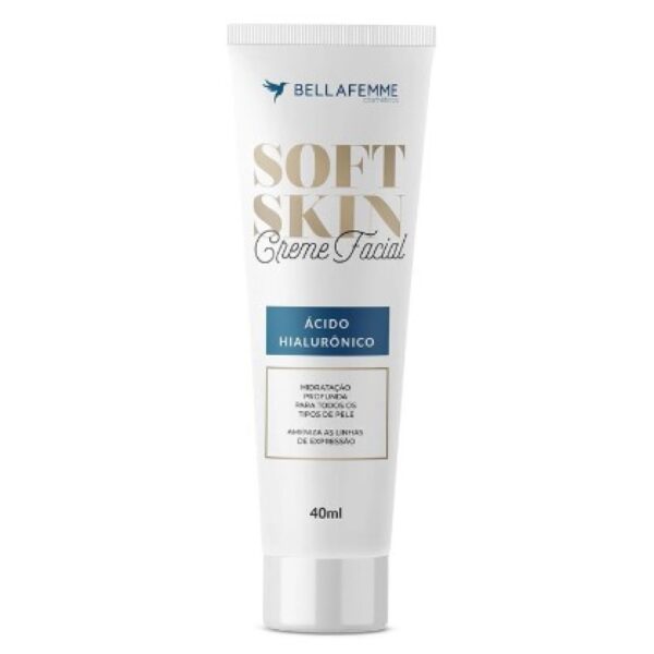 Creme Facial Ácido Hialurônico Soft Skin Bella Femme - Image 4