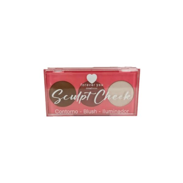 Paleta Contorno Blush Iluminador Sculpt Cheek Forever You