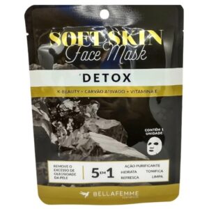 Máscara Detox 5 Em 1 Soft Skin Face Mask Bella Femme