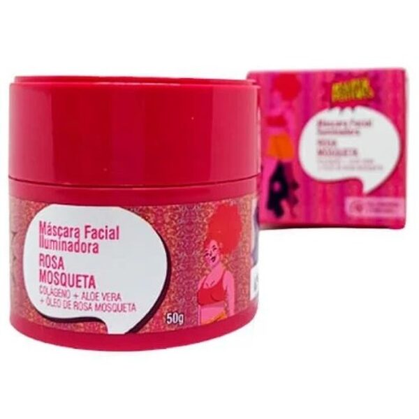 Máscara Facial Iluminadora Rosa Mosqueta Super Poderes - Image 2