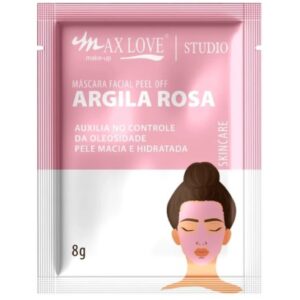 Máscara Facial Peel Off Argila Rosa Max Love