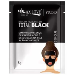 Máscara Facial Peel Off Total Black Max Love