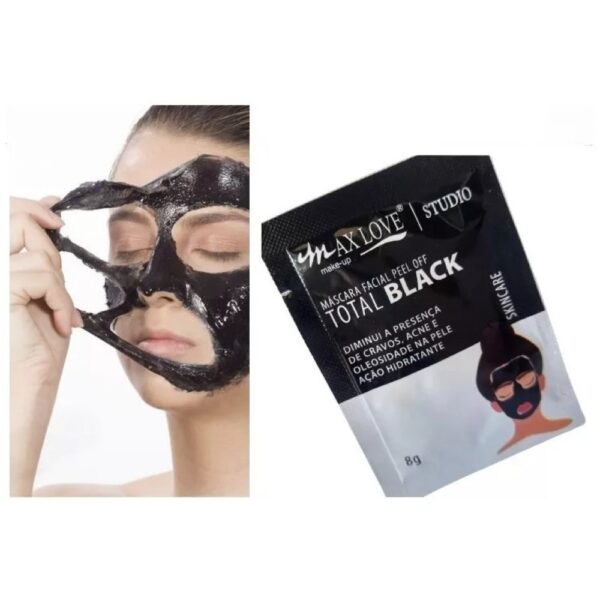 Máscara Facial Peel Off Total Black Max Love - Image 3