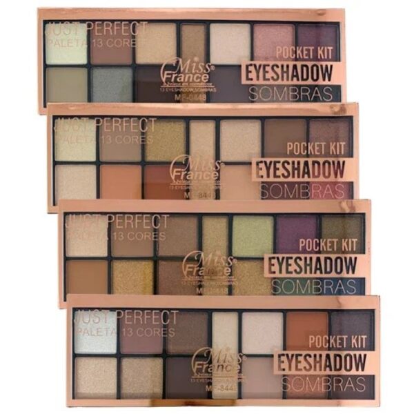 Paleta De Sombra Pocket Kit Eyeshadow Mf-8448 Miss France - Image 3