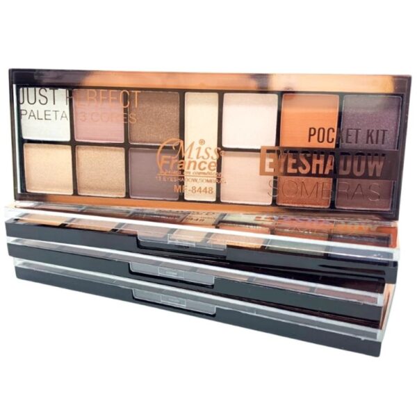 Paleta De Sombra Pocket Kit Eyeshadow Mf-8448 Miss France