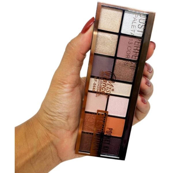 Paleta De Sombra Pocket Kit Eyeshadow Mf-8448 Miss France - Image 6