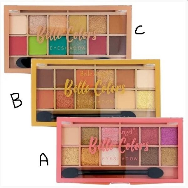 Paleta De Sombras Belle Colors Eyeshadow B086 Belle Angel - Image 2