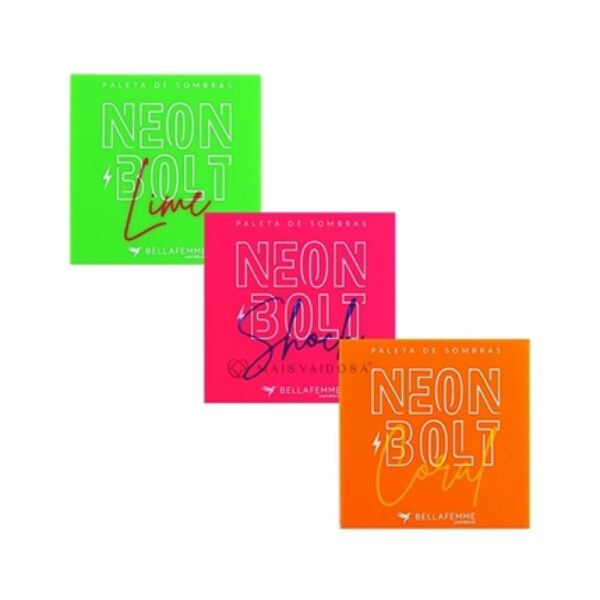 Paleta De Sombras Neon Bolt Bella Femme - Image 3