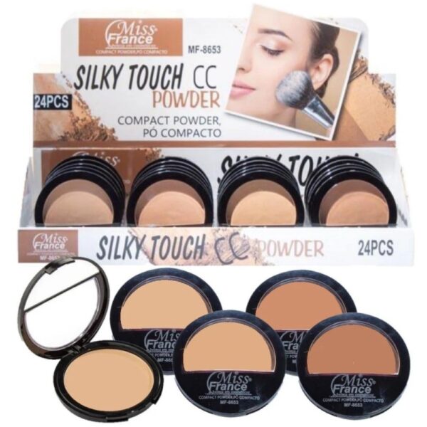 Pó Compacto Silky Touch Powder Mf-8653 Miss France - Image 6