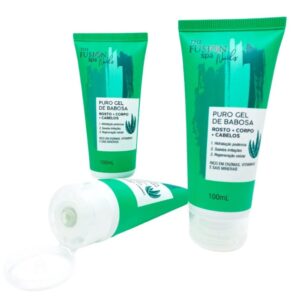 Puro Gel De Babosa Para Rosto + Corpo + Cabelo The Fusion Spa Nails